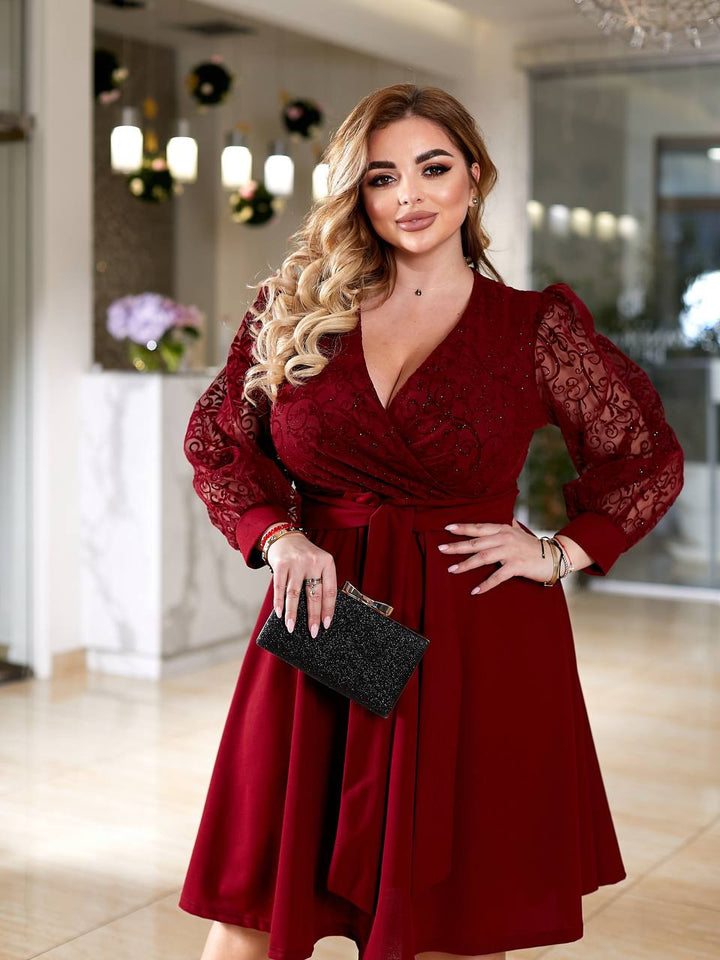 Къса рокля с мрежа - Twiggy Shop