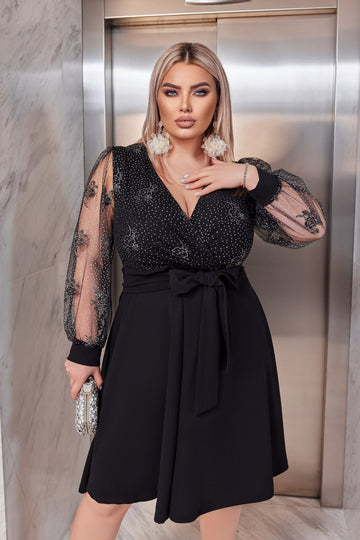 Къса рокля с мрежа - Twiggy Shop