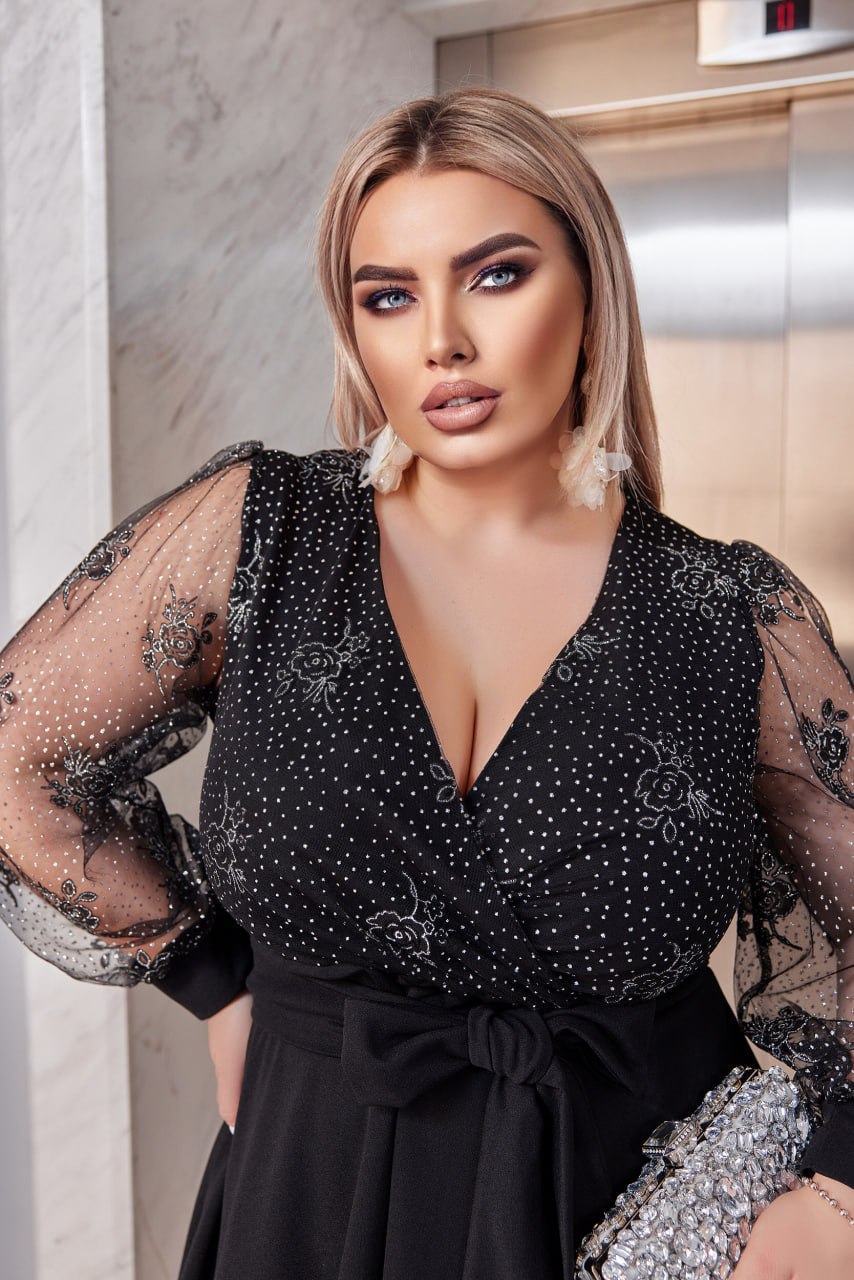 Къса рокля с мрежа - Twiggy Shop