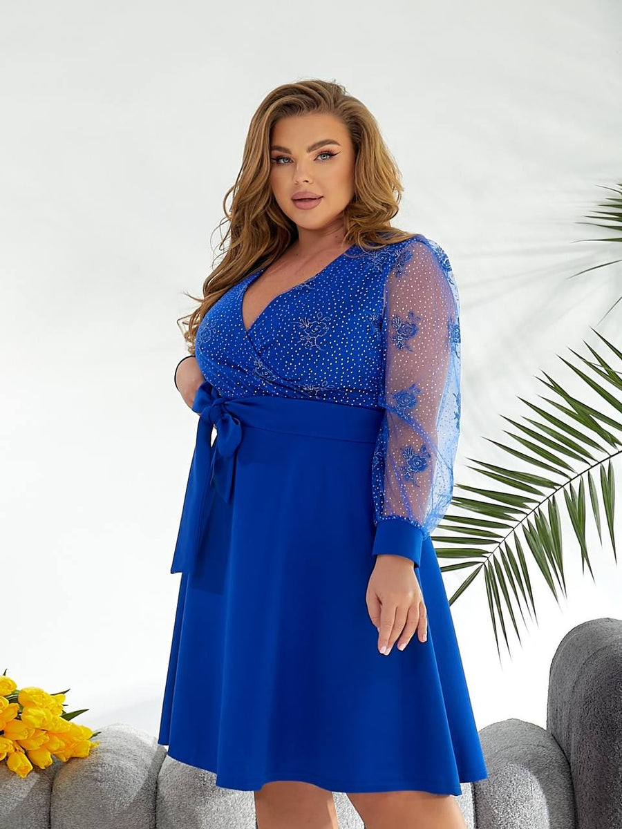 Къса рокля с мрежа - Twiggy Shop