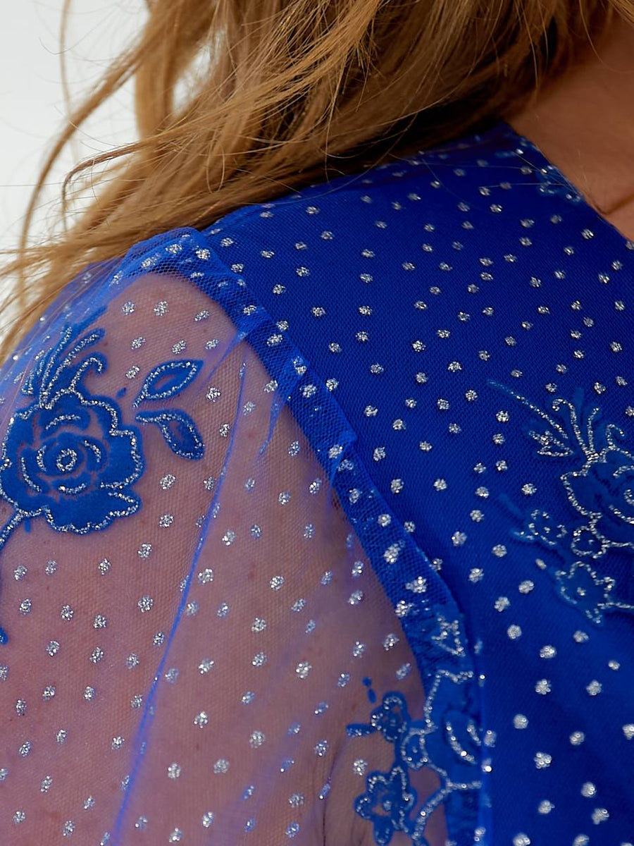 Къса рокля с мрежа - Twiggy Shop