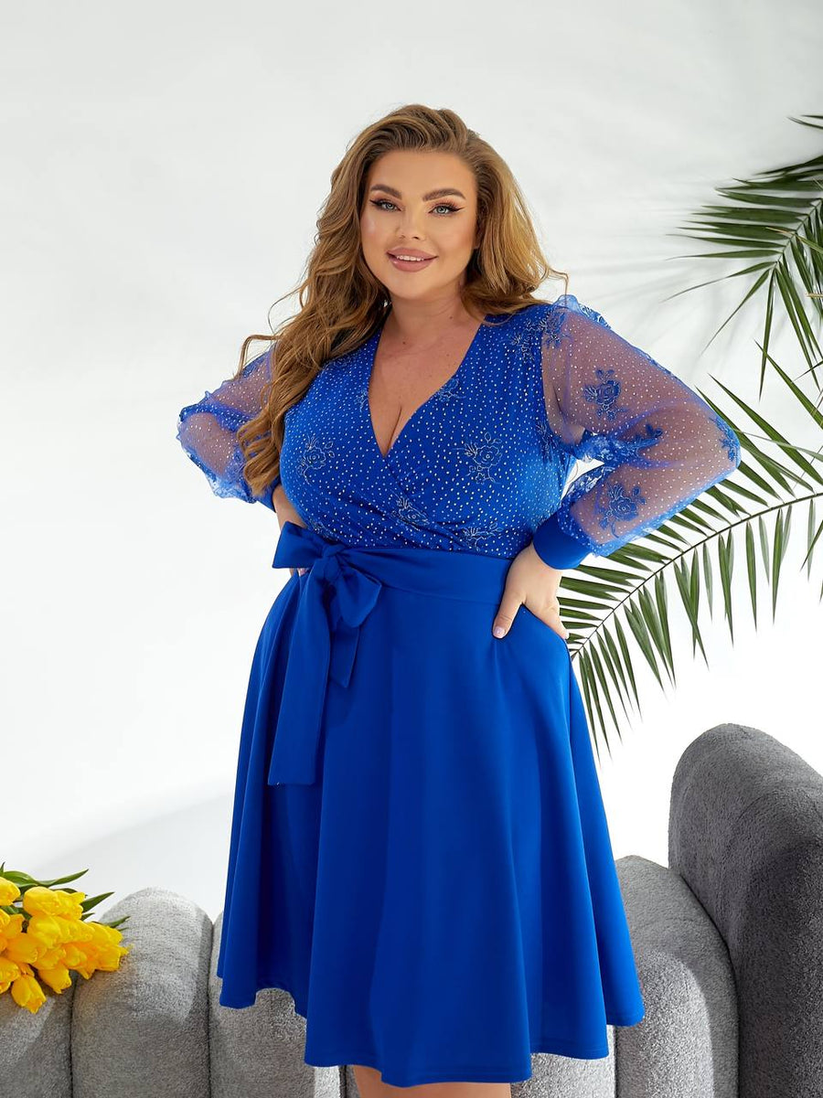 Къса рокля с мрежа - Twiggy Shop