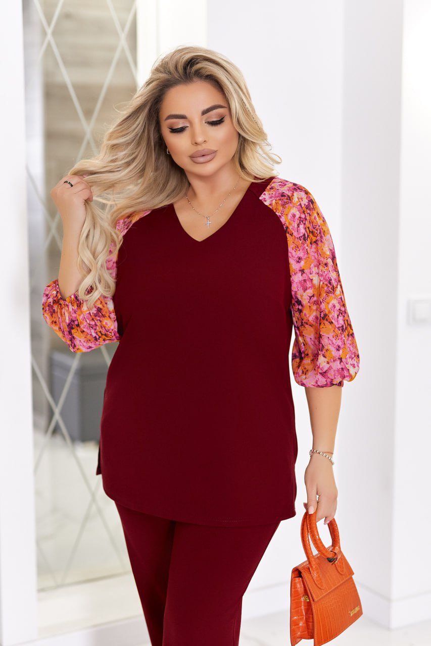 Комплект с ръкави от шифон - Twiggy Shop