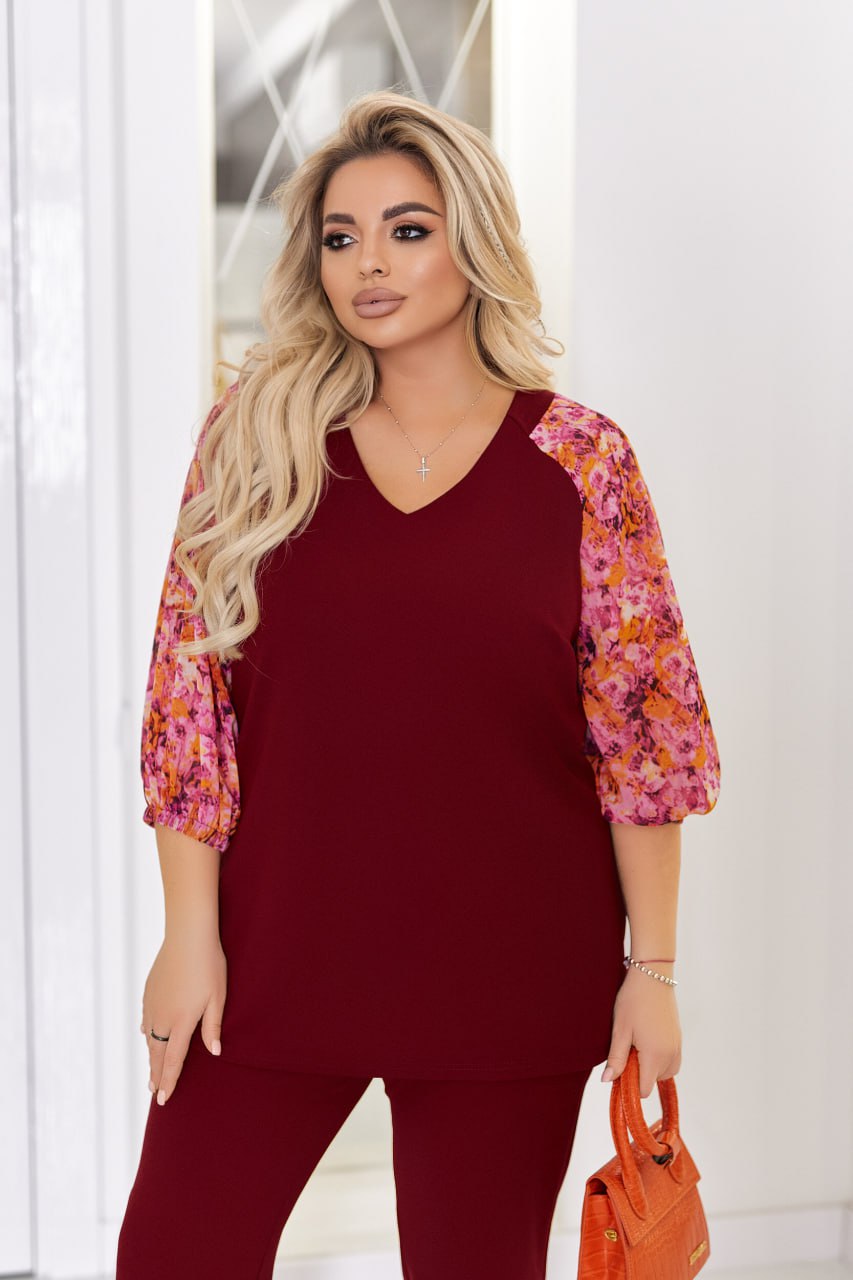 Комплект с ръкави от шифон - Twiggy Shop