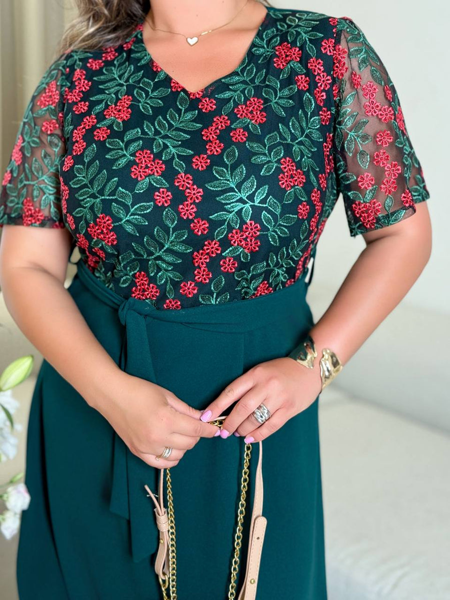 Къса рокля с бродерия - Twiggy Shop