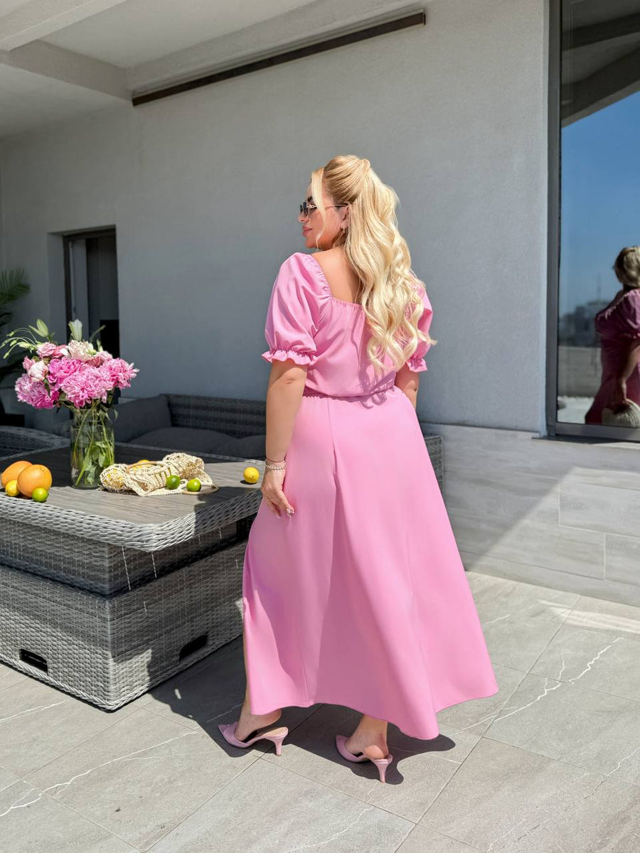 Миди рокля с връзки - Twiggy Shop