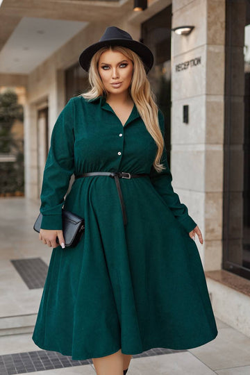 Рокля от рипсено кадифе - Twiggy Shop