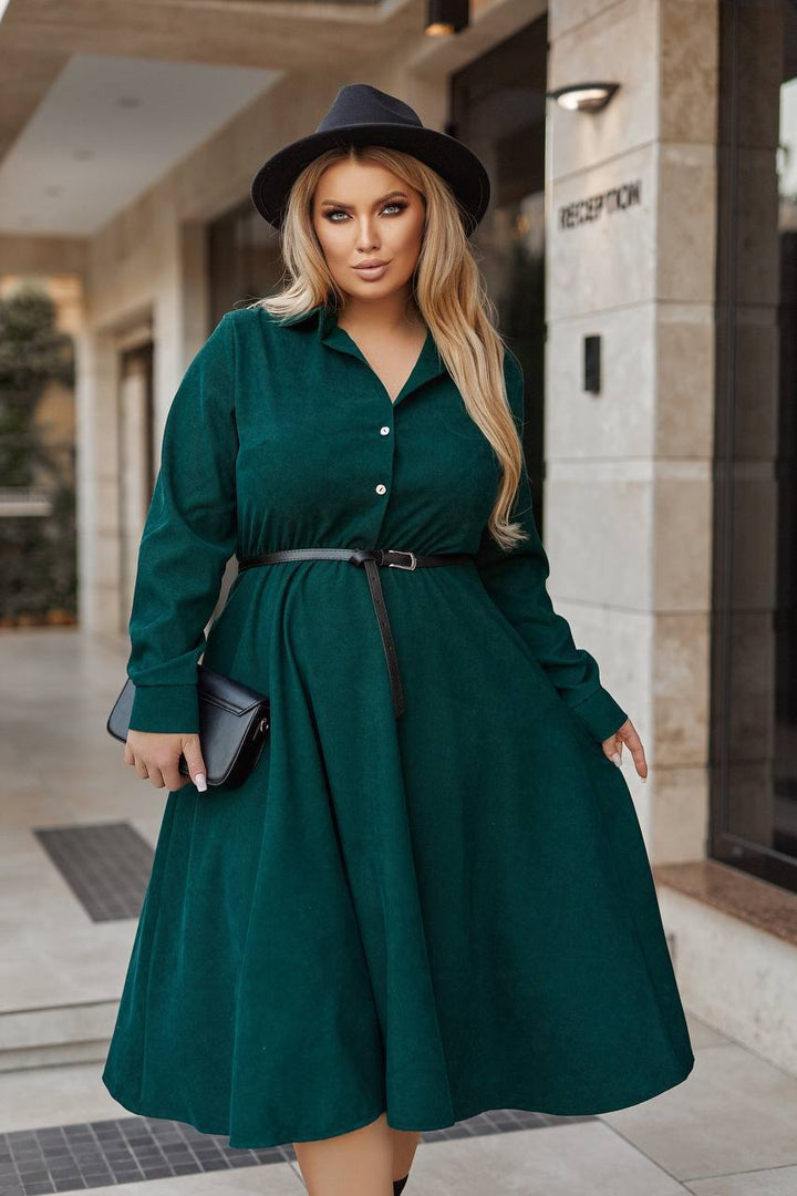 Рокля от рипсено кадифе - Twiggy Shop