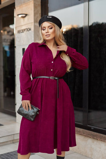 Рокля от рипсено кадифе - Twiggy Shop