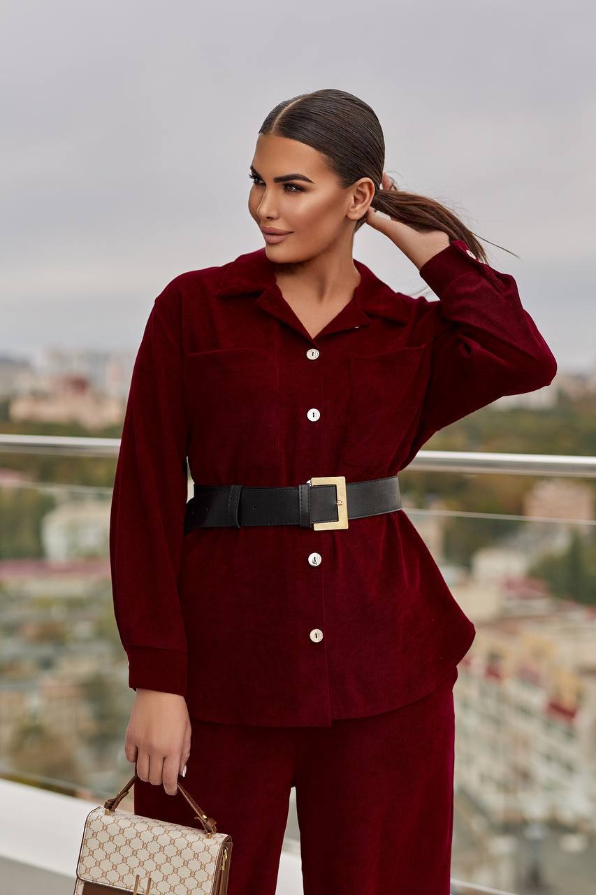 Комплект от рипсено кадифе - Twiggy Shop