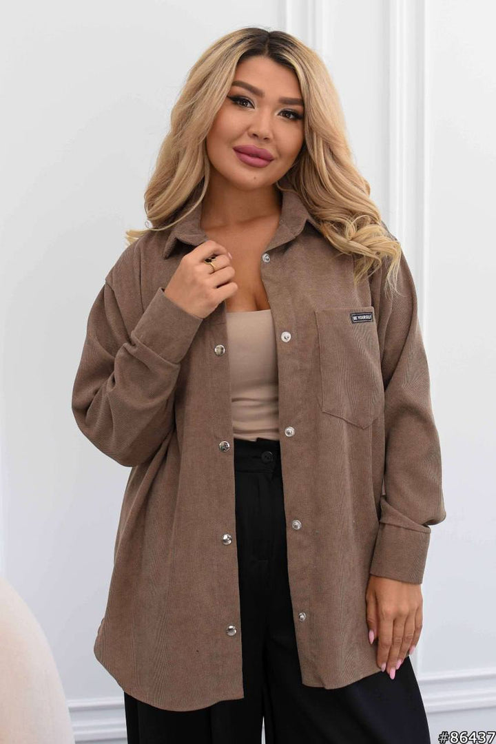 Риза от рипсено кадифе - Twiggy Shop