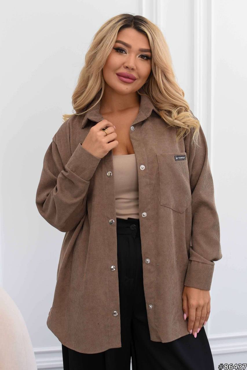 Риза от рипсено кадифе - Twiggy Shop