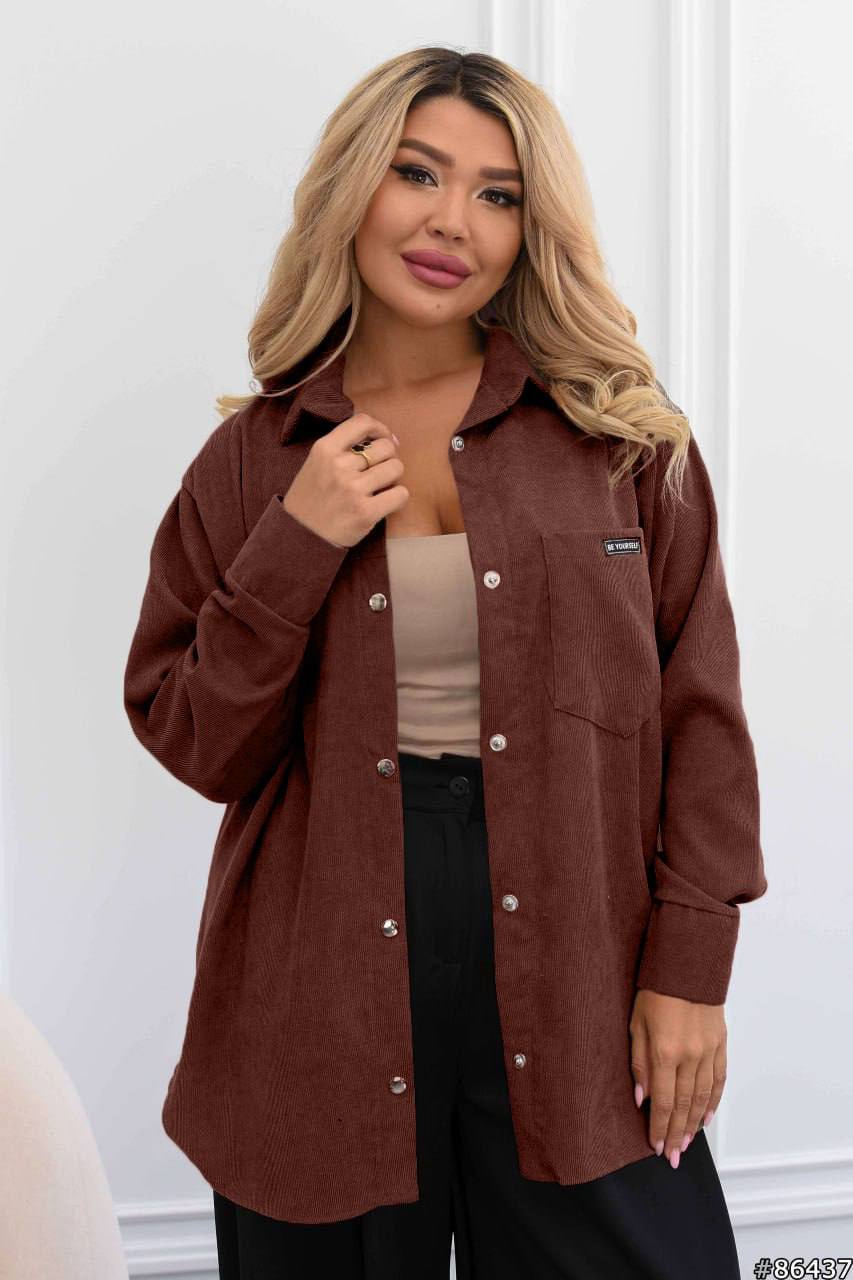 Риза от рипсено кадифе - Twiggy Shop