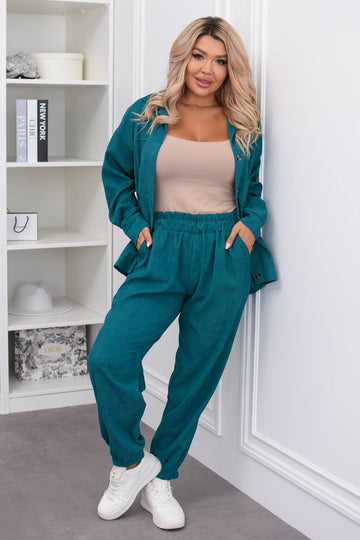 Комплект от рипсено кадифе с копчета - Twiggy Shop