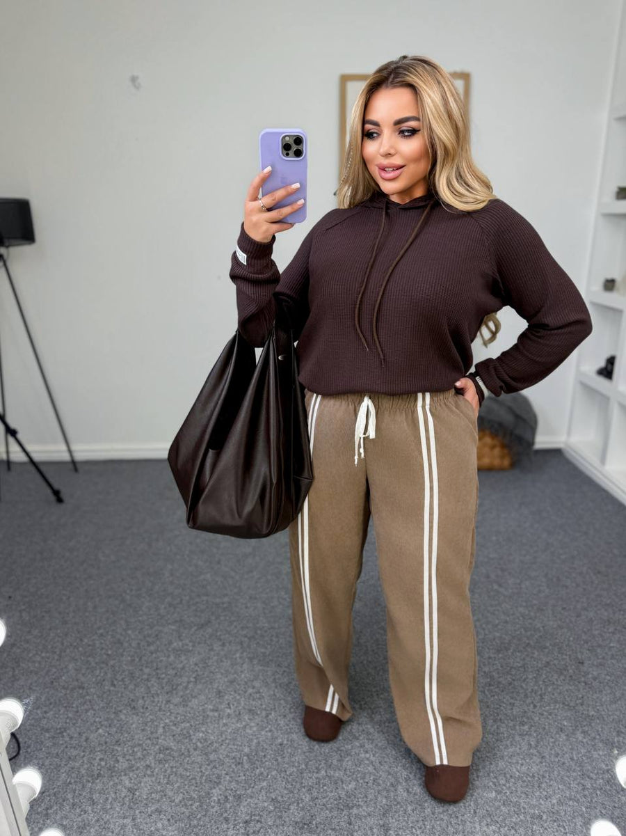 Кадифен широк панталон - Twiggy Shop