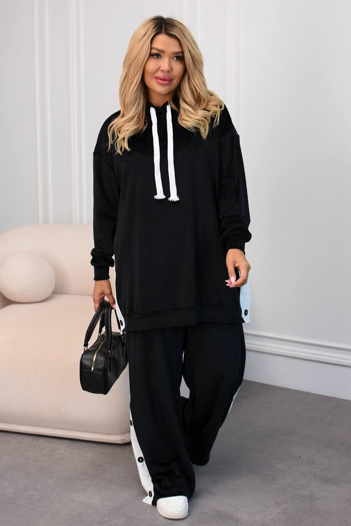 Кадифен комплект с ленти - Twiggy Shop