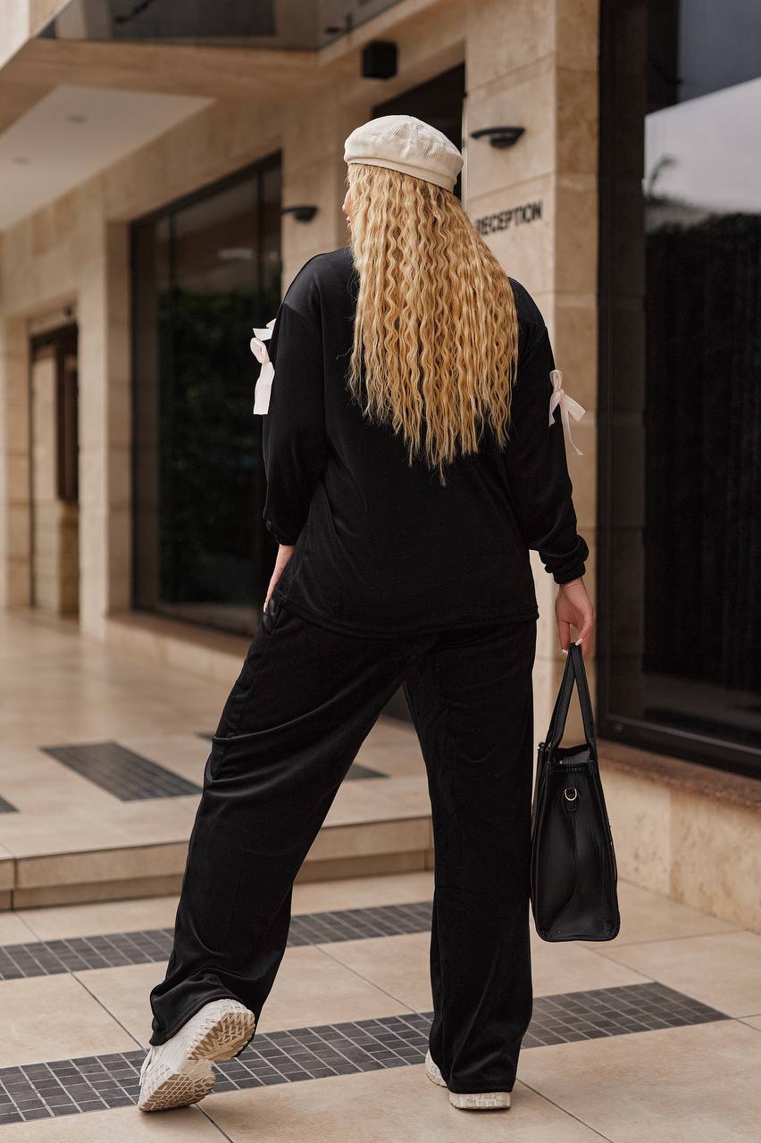 Спортен комплект от кадифе - Twiggy Shop