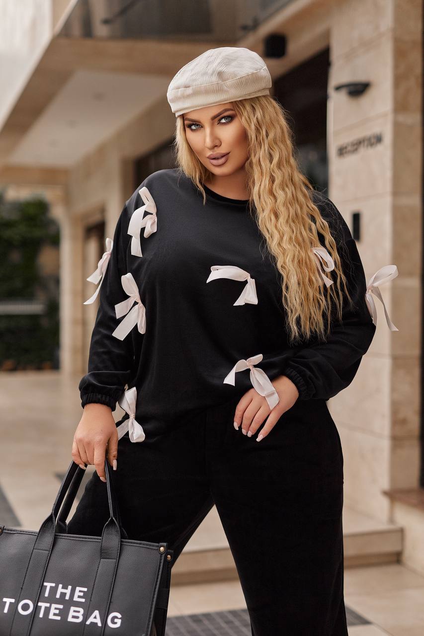 Спортен комплект от кадифе - Twiggy Shop