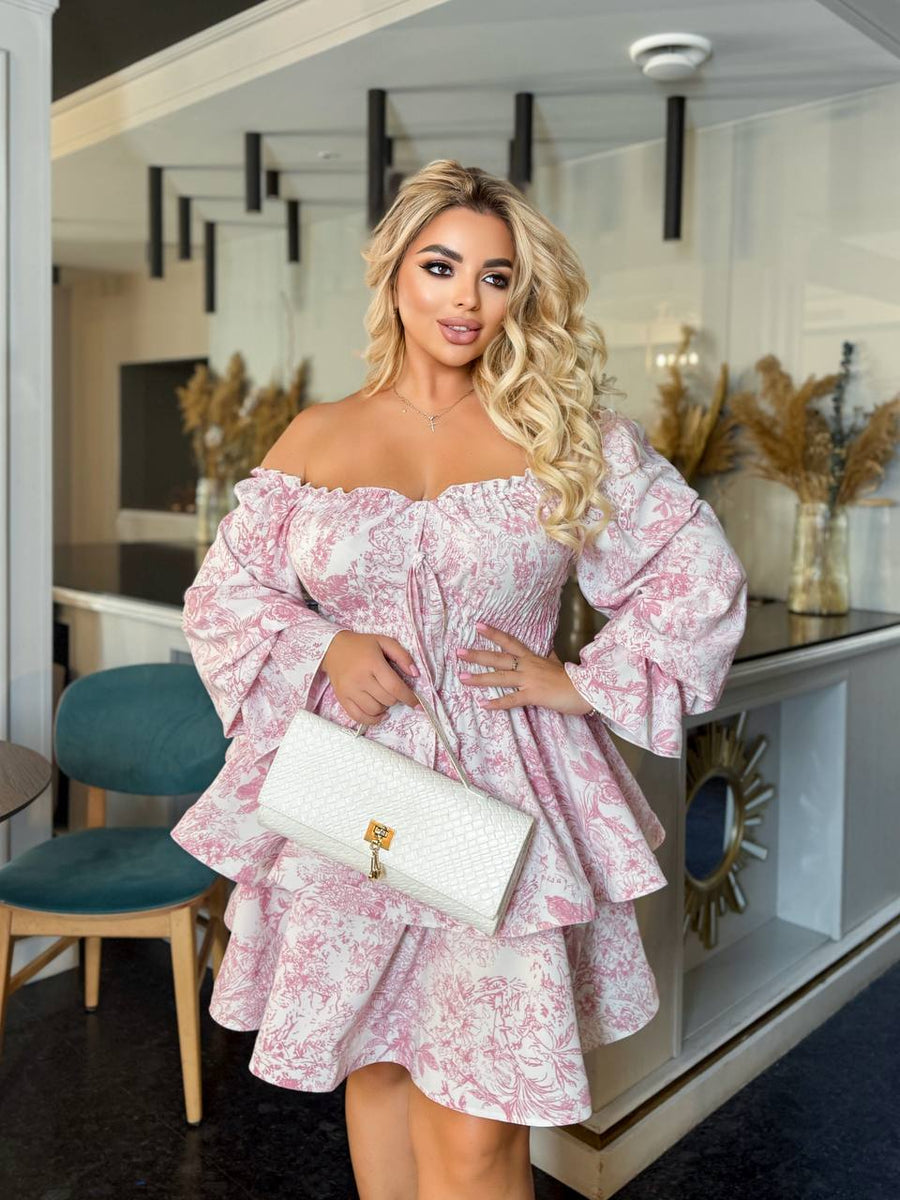 Къса рокля на цветя - Twiggy Shop