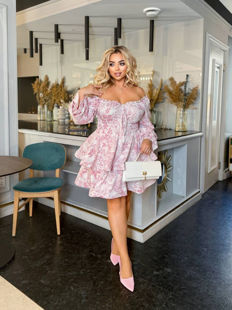 Къса рокля на цветя - Twiggy Shop