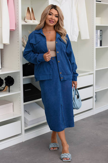 Комплект от рипсено кадифе с пола - Twiggy Shop