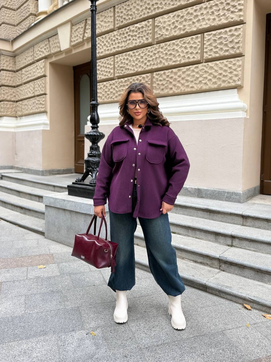 Топла връхна риза от рипсено кадифе - Twiggy Shop