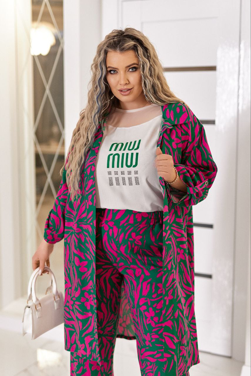 Принтиран комплект от щапел в три части - Twiggy Shop