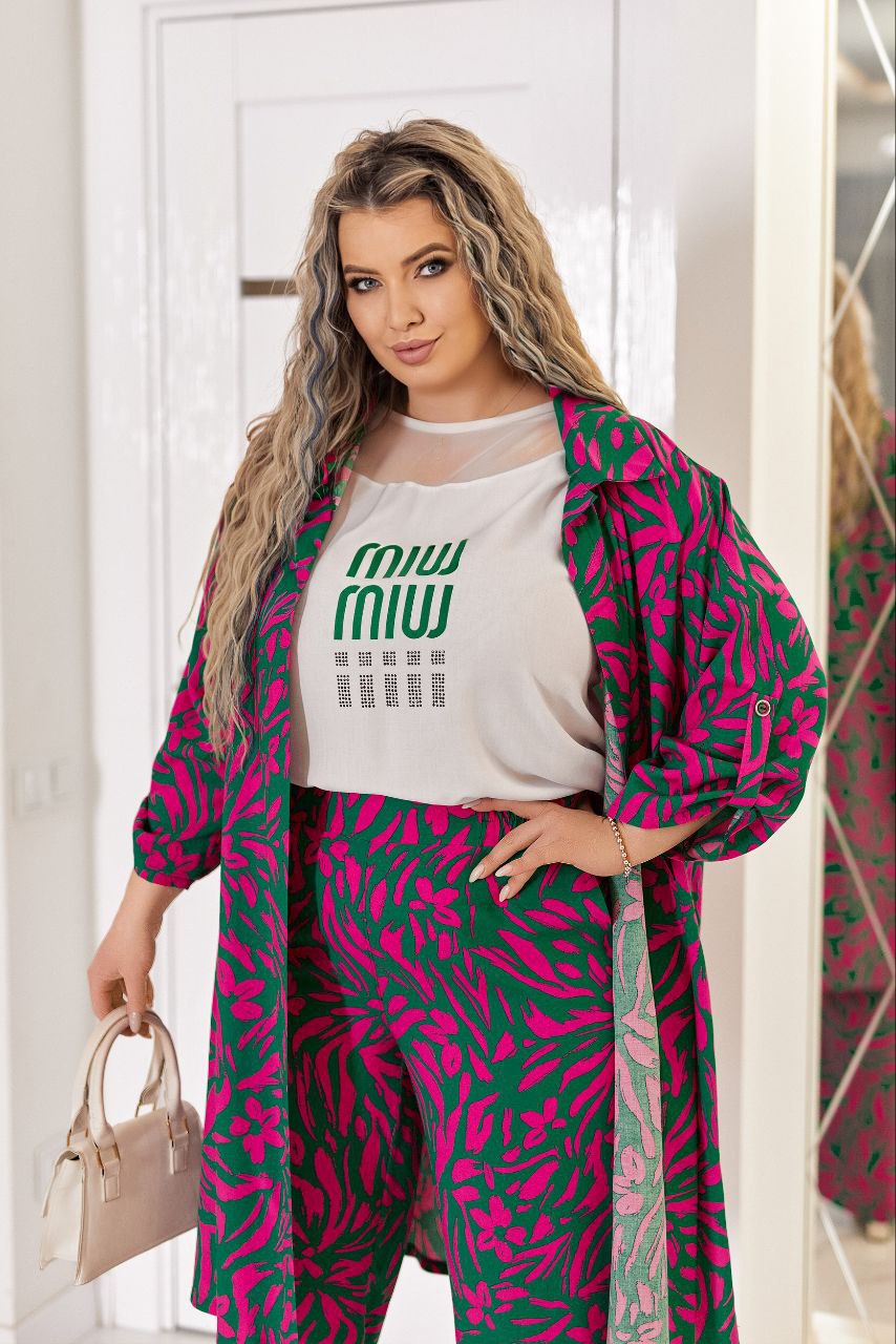 Принтиран комплект от щапел в три части - Twiggy Shop