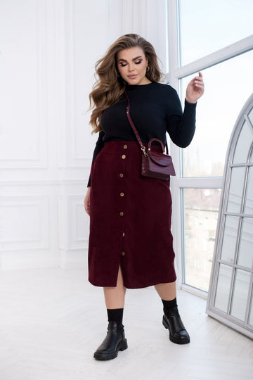 Пола от рипсено кадифе - Twiggy Shop