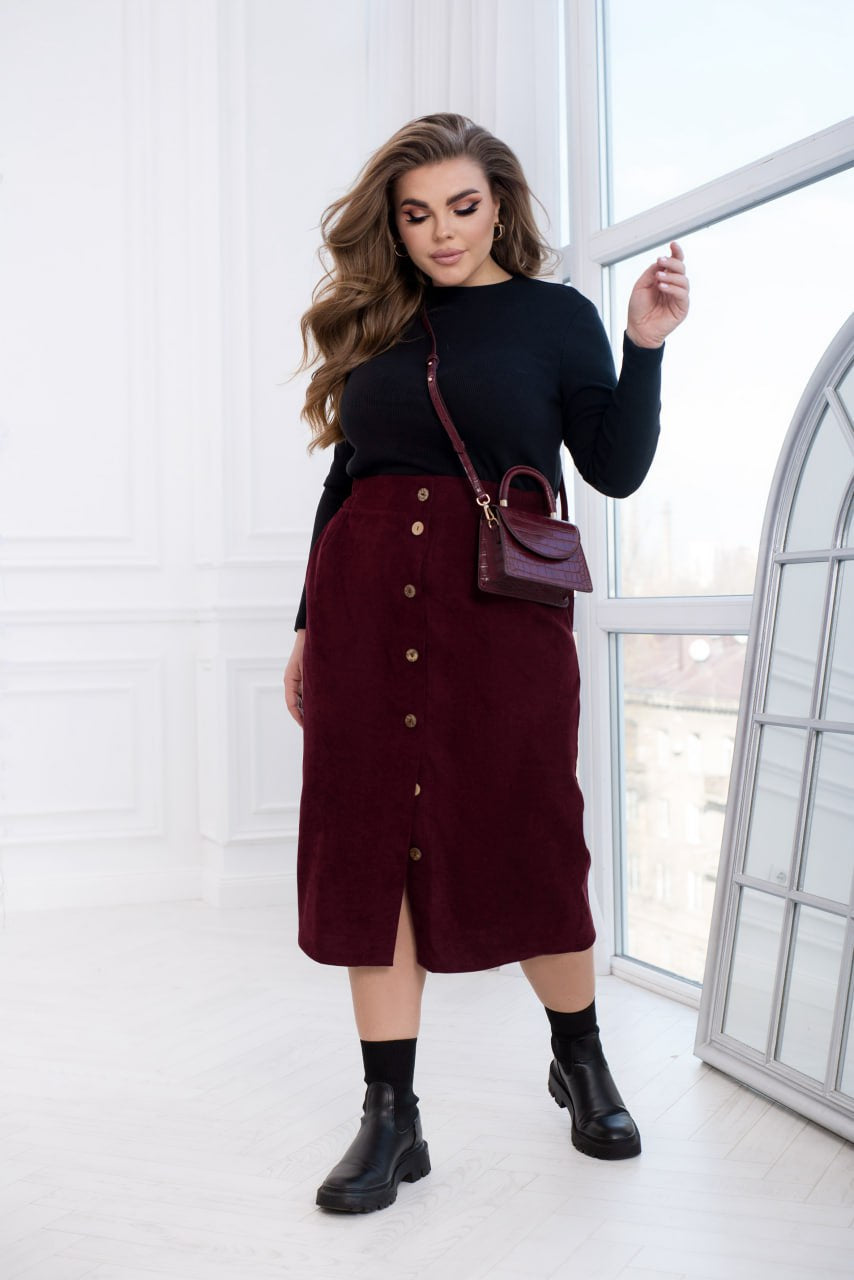 Пола от рипсено кадифе - Twiggy Shop