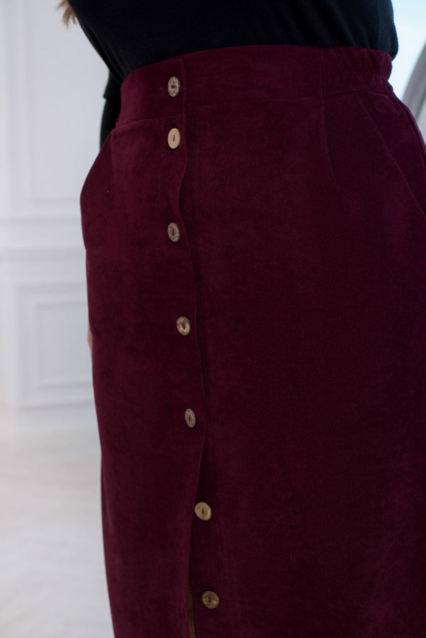 Пола от рипсено кадифе - Twiggy Shop