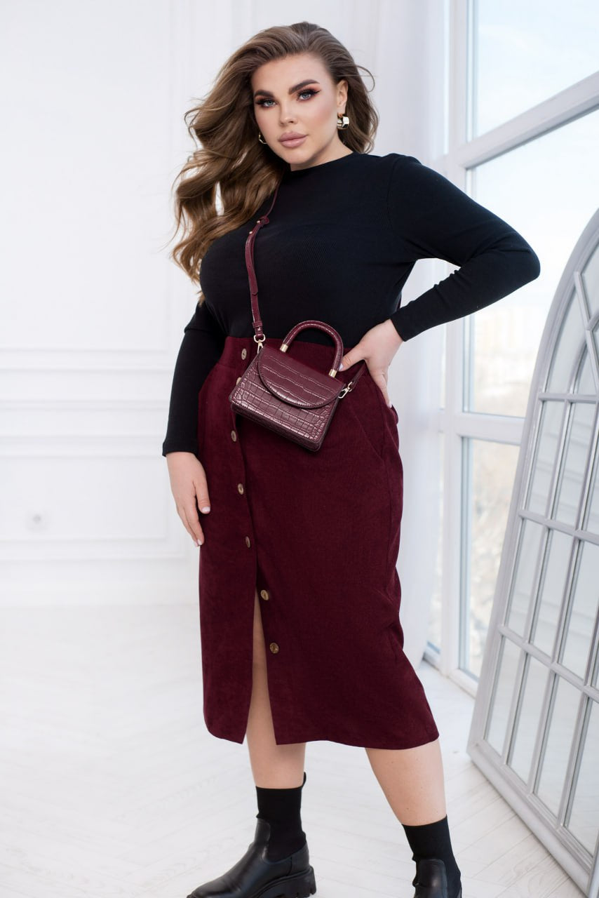 Пола от рипсено кадифе - Twiggy Shop