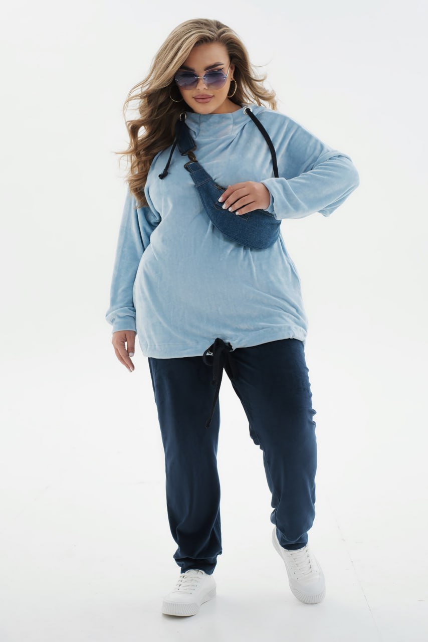 Всекидневен комплект от кадифе - Twiggy Shop