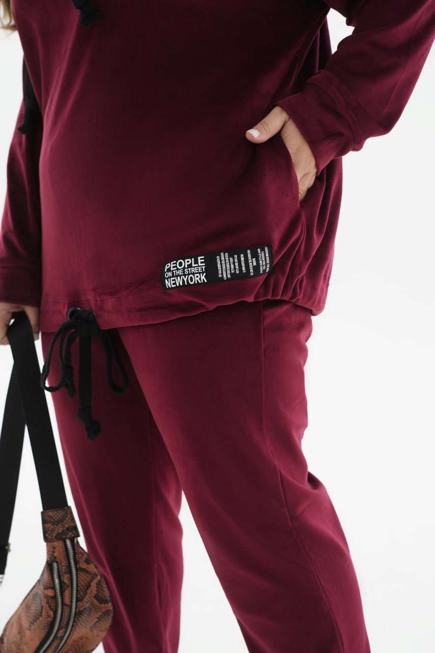 Всекидневен комплект от кадифе - Twiggy Shop