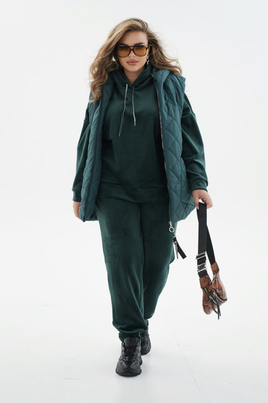 Всекидневен комплект с елек - Twiggy Shop