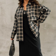 Овърсайз карирана риза - Twiggy Shop