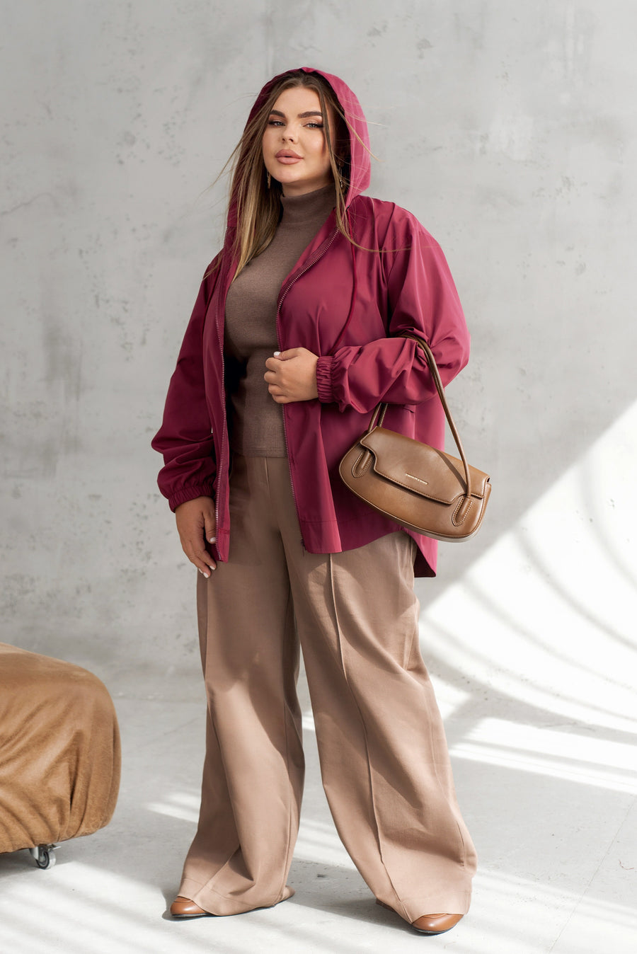 Яке с качулка и джобове - Twiggy Shop