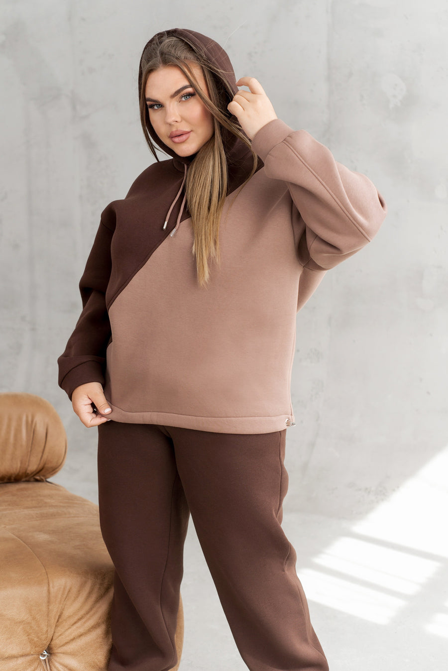 Ватиран комплект в два цвята - Twiggy Shop