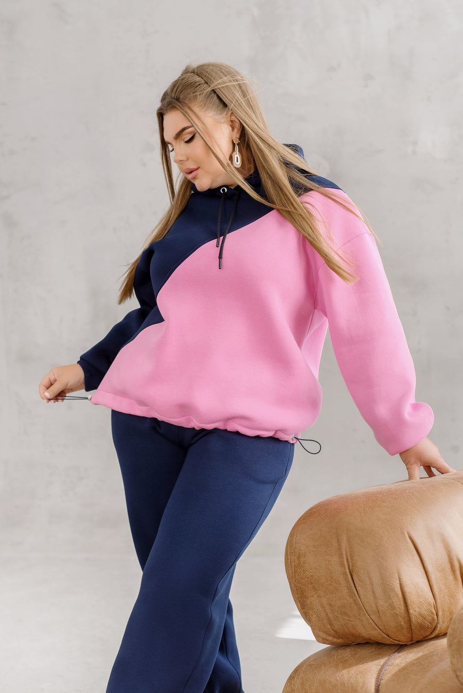 Ватиран комплект в два цвята - Twiggy Shop