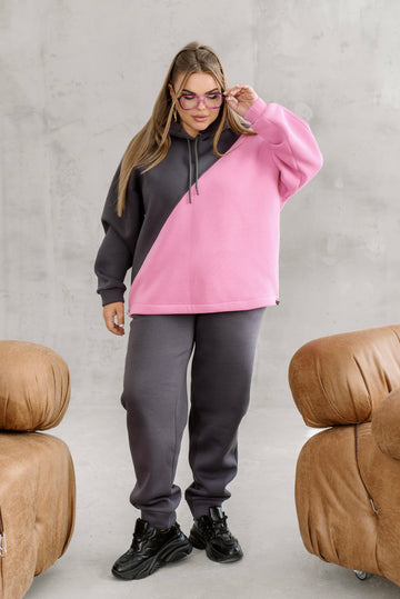 Ватиран комплект в два цвята - Twiggy Shop