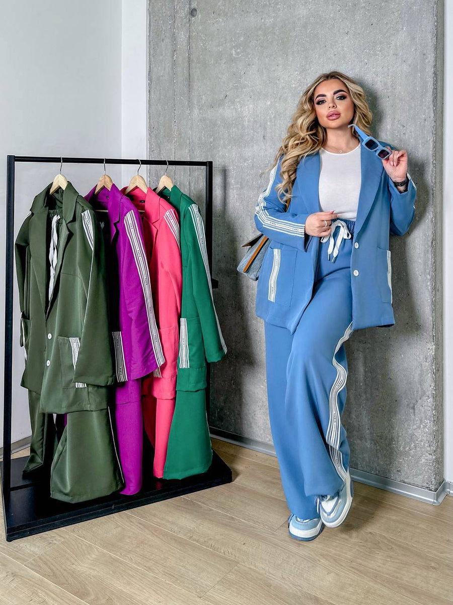 Комплект в две части с джобове - Twiggy Shop