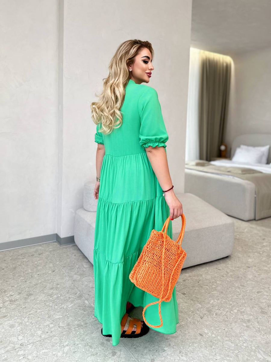 Дълга памучна рокля - Twiggy Shop