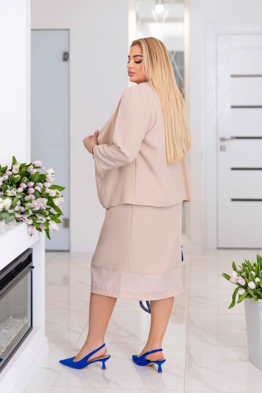 Комплект от рокля и сако - Twiggy Shop