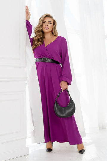 Дълга рокля с отворено деколте - Twiggy Shop