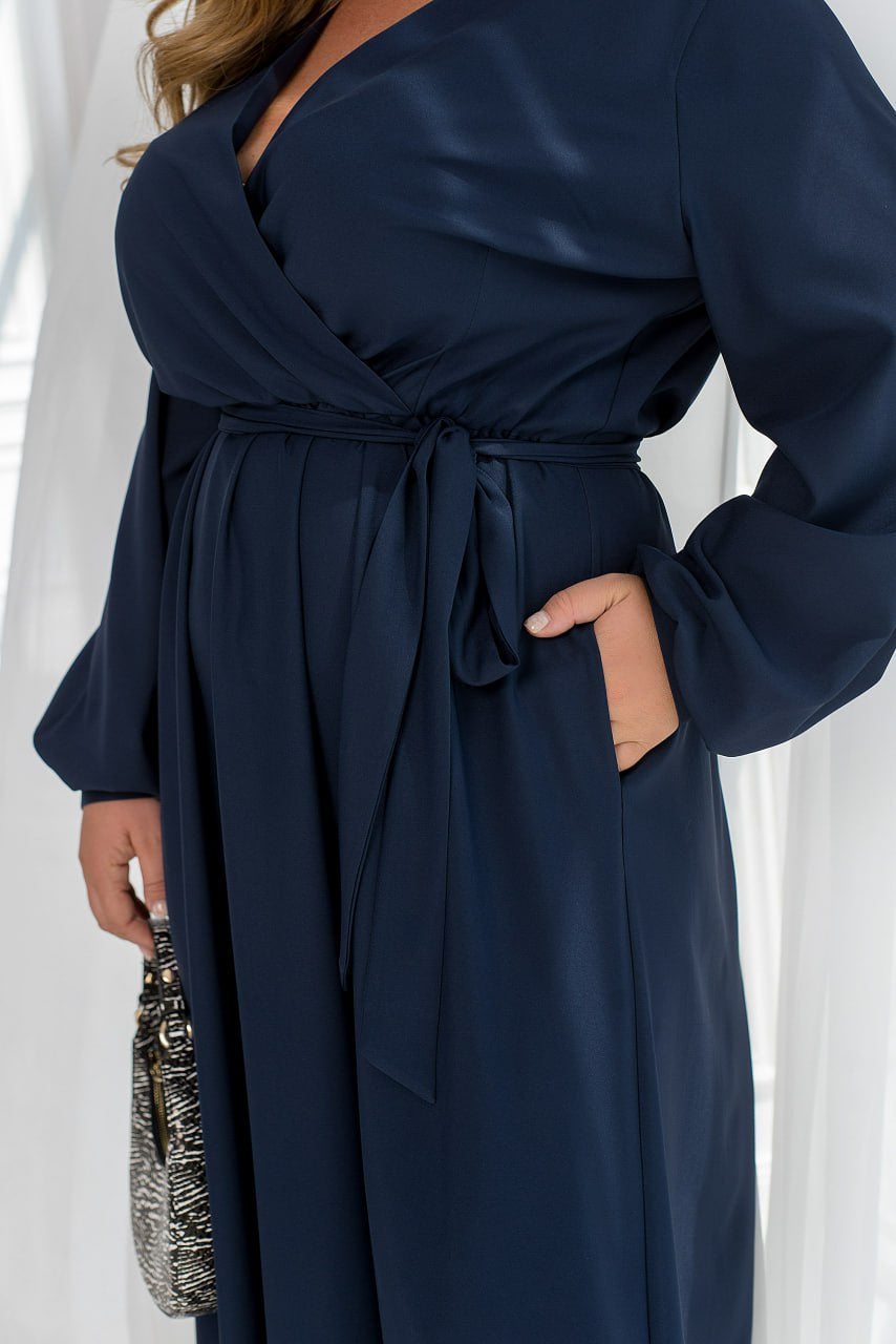 Дълга рокля с отворено деколте - Twiggy Shop