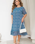 Рокля от шифон на цветя - Twiggy Shop