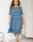 Рокля от шифон на цветя - Twiggy Shop