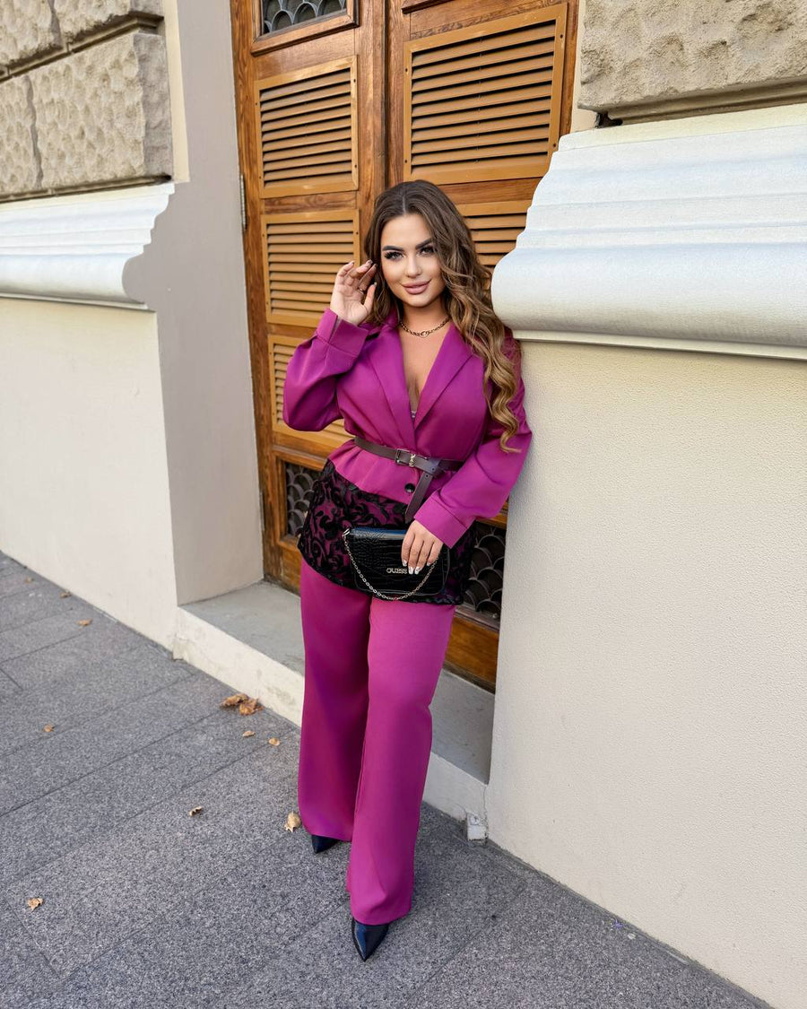 Комплект с декорирано сако - Twiggy Shop