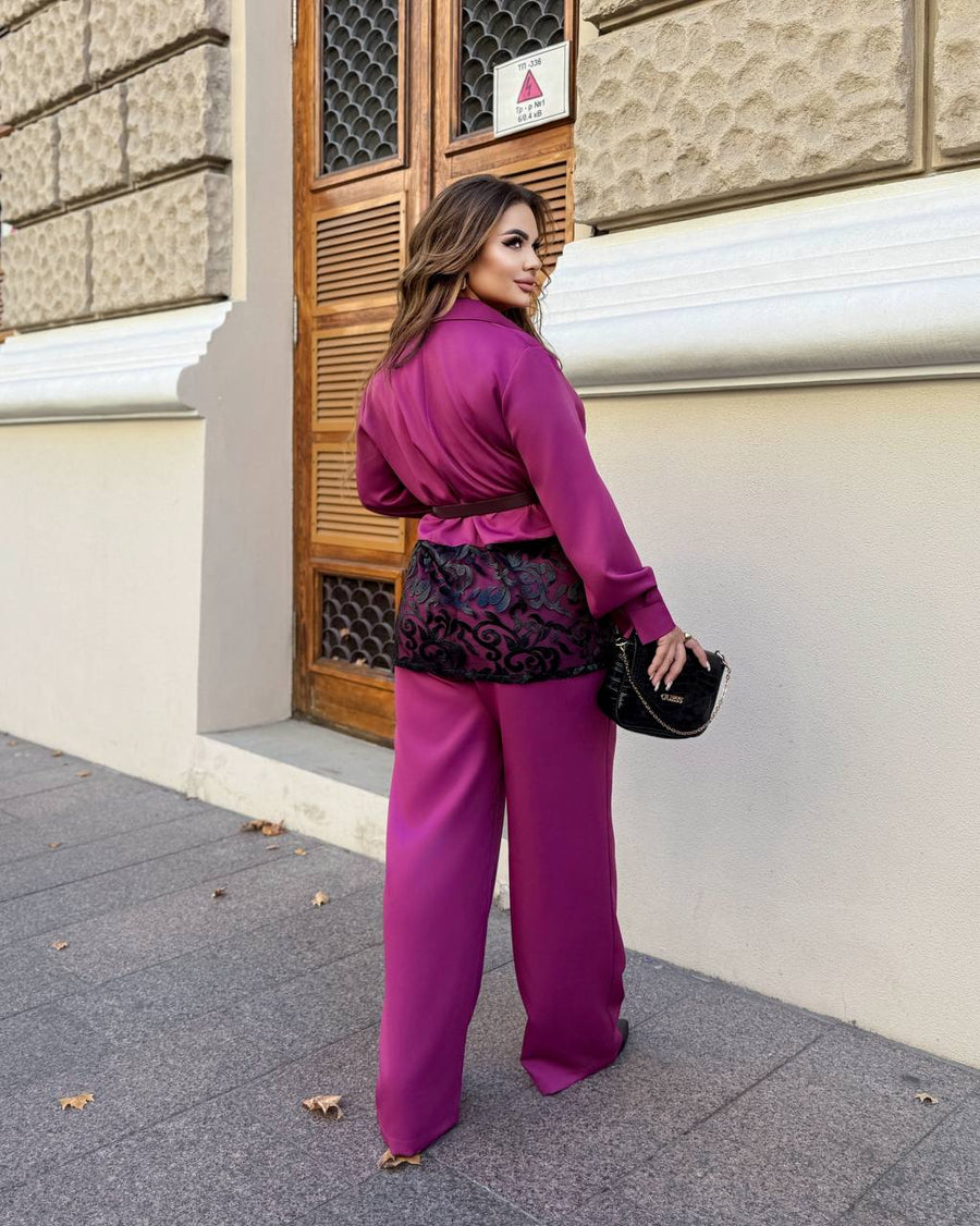 Комплект с декорирано сако - Twiggy Shop