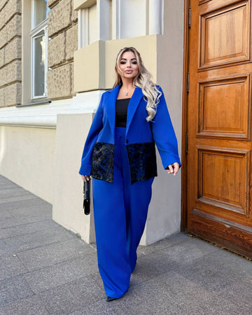 Комплект с декорирано сако - Twiggy Shop